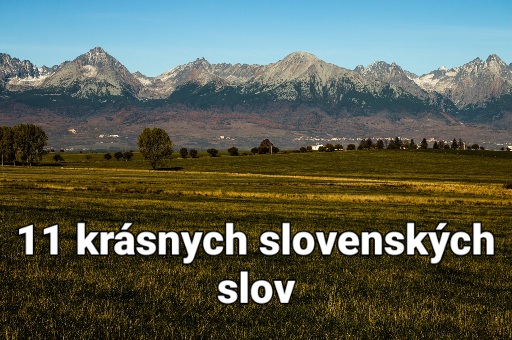 11 krásnych slov, kvôli ktorým sa zaľúbite do slovenčiny